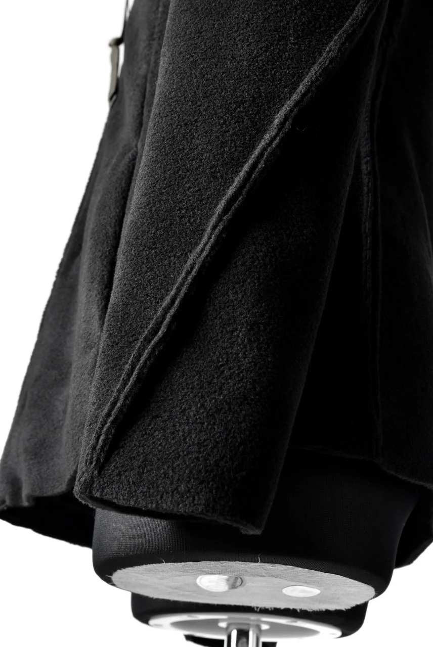 N/07 Rawcut Track Jacket / WARM Fleece Tech (BLACK) - Image 19