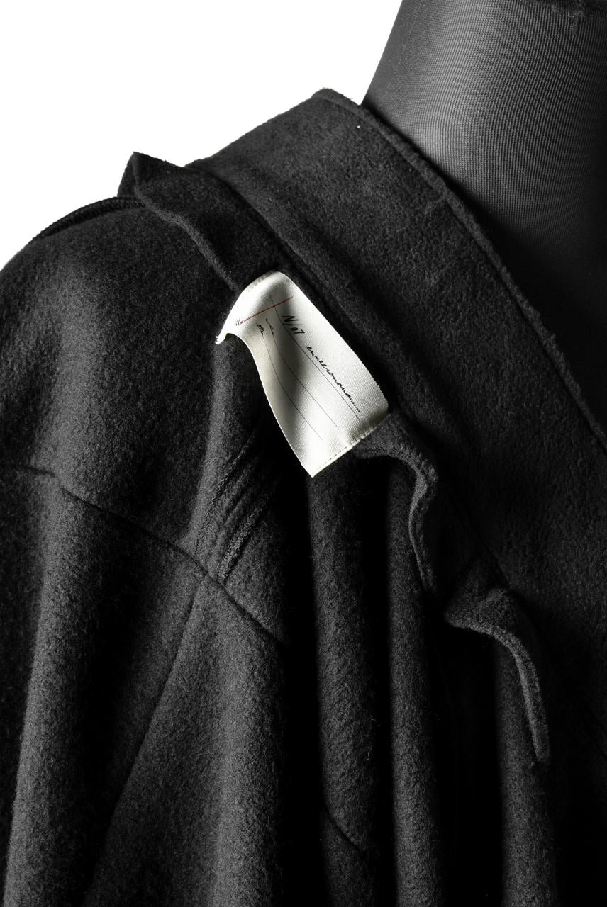 N/07 Rawcut Track Jacket / WARM Fleece Tech (BLACK) - Image 30