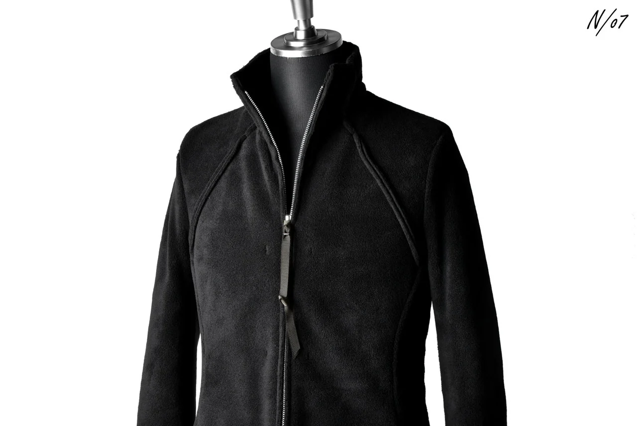 N/07 Rawcut Track Jacket / WARM Fleece Tech (BLACK) - Image 32