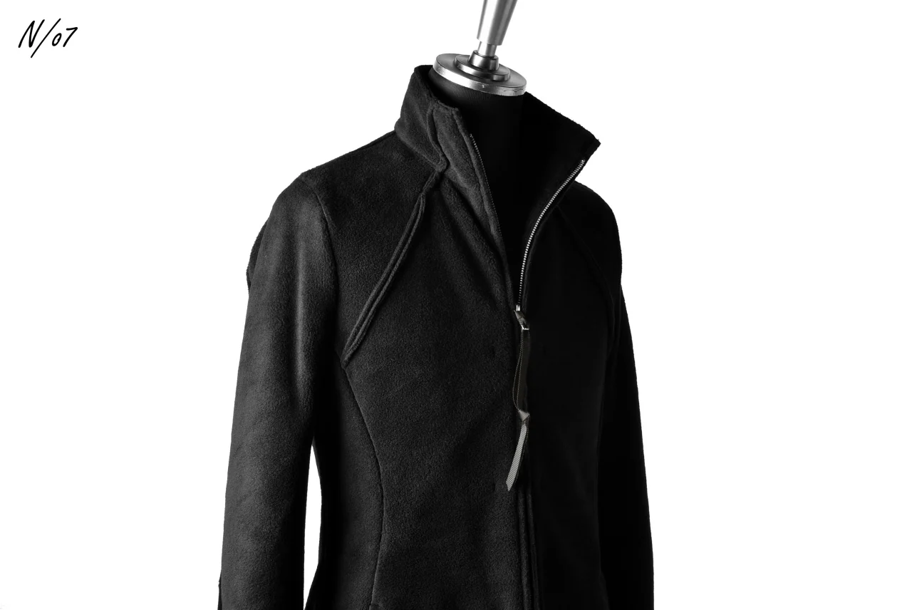 N/07 Rawcut Track Jacket / WARM Fleece Tech (BLACK) - Image 34