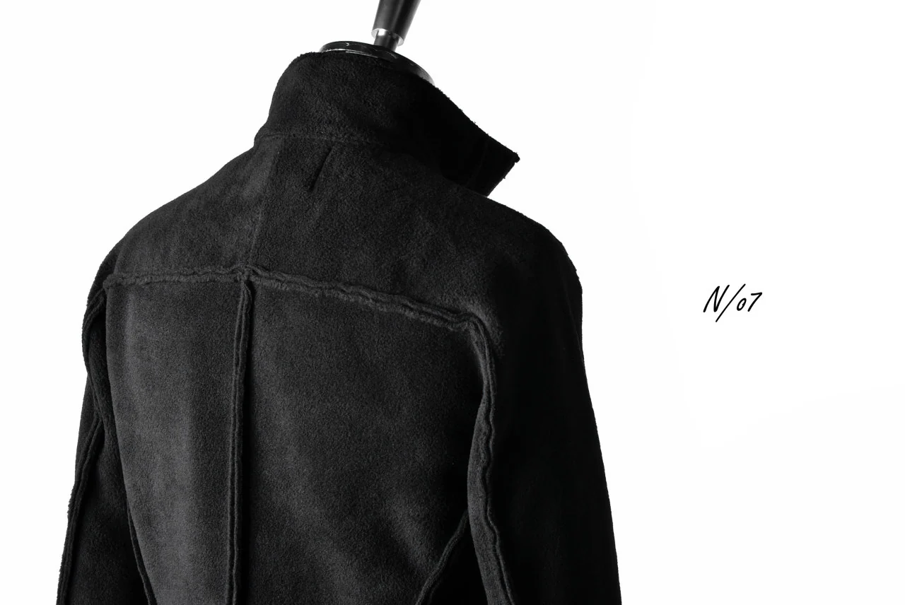 N/07 Rawcut Track Jacket / WARM Fleece Tech (BLACK) - Image 36