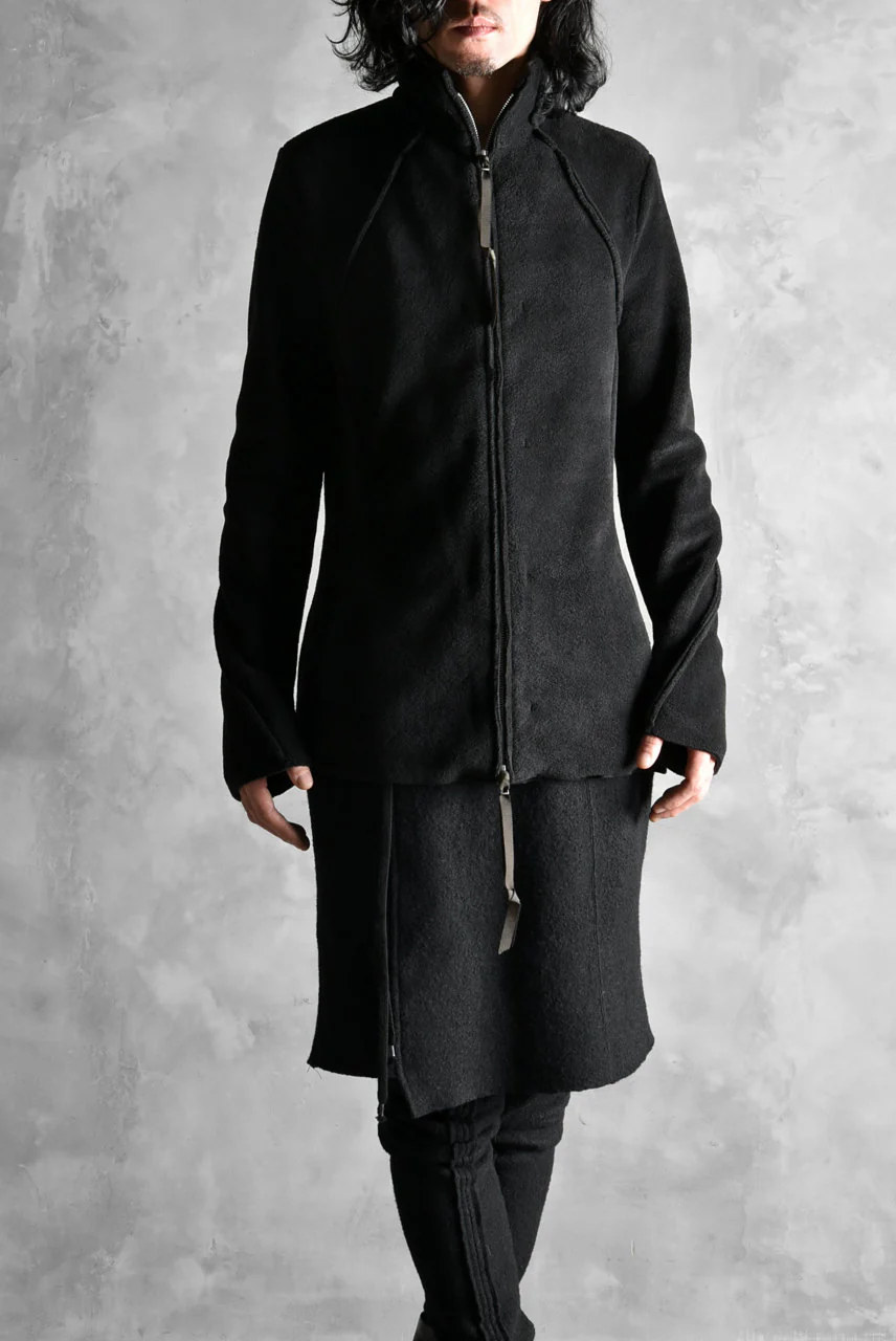 N/07 Rawcut Track Jacket / WARM Fleece Tech (BLACK) - Image 37