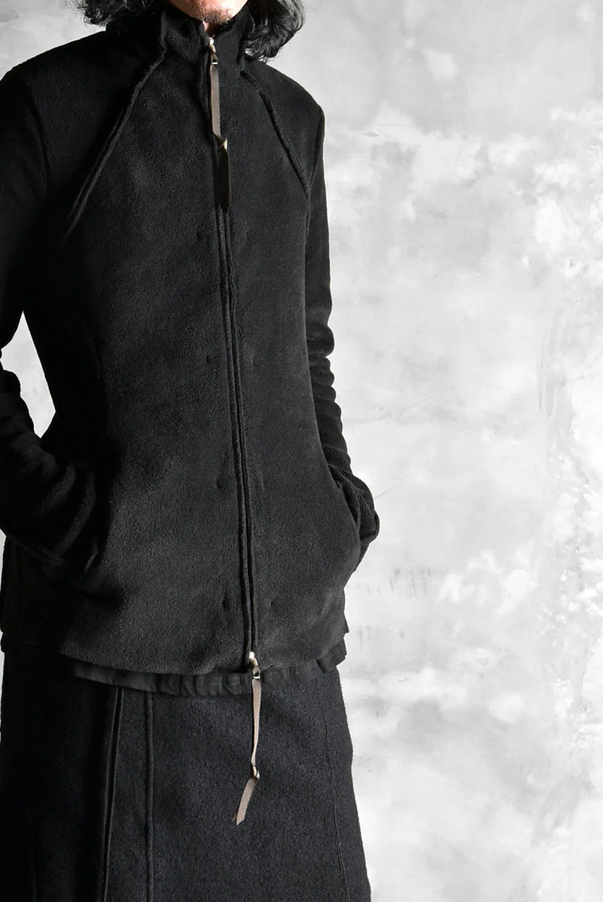 N/07 Rawcut Track Jacket / WARM Fleece Tech (BLACK) - Image 41