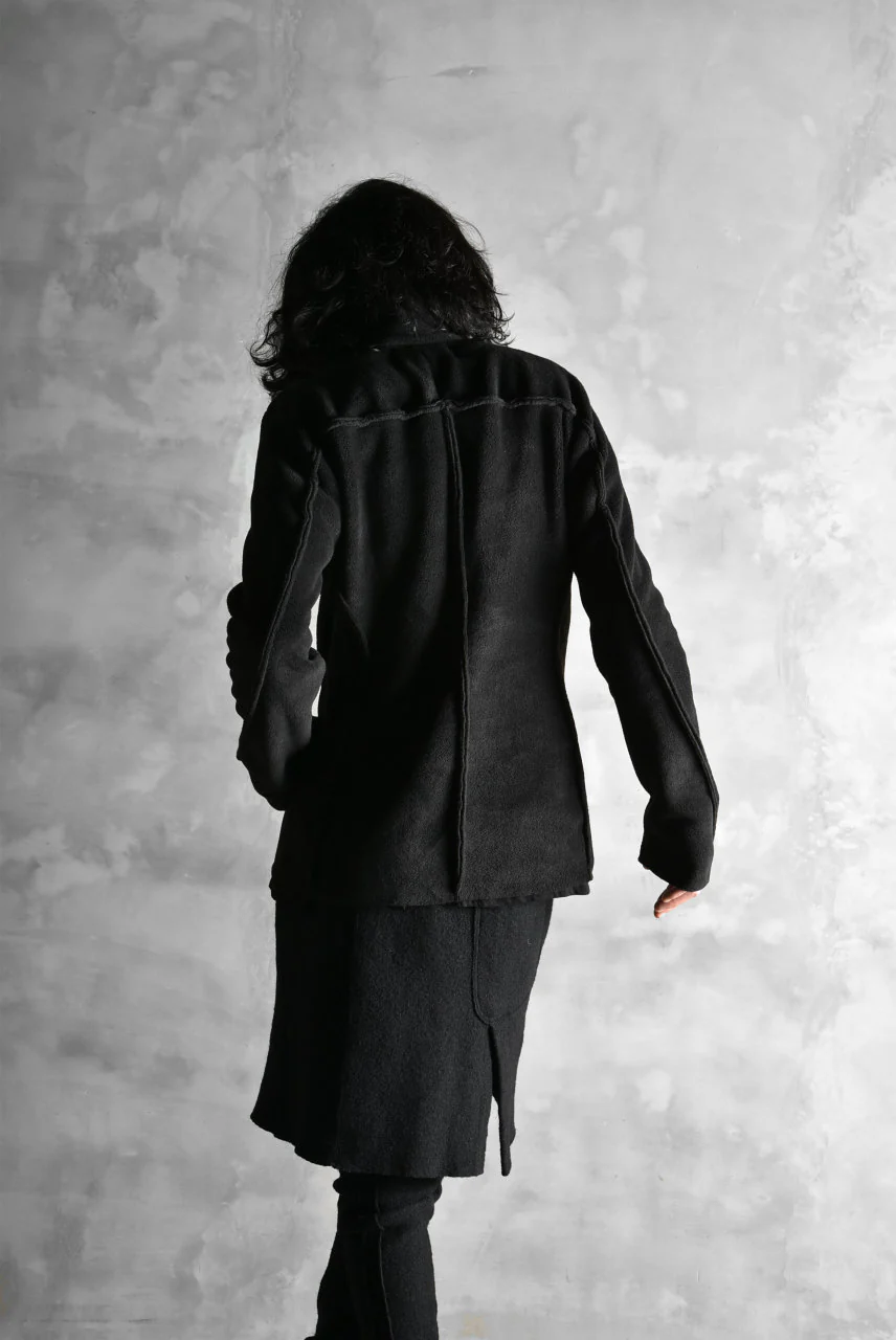 N/07 Rawcut Track Jacket / WARM Fleece Tech (BLACK) - Image 45