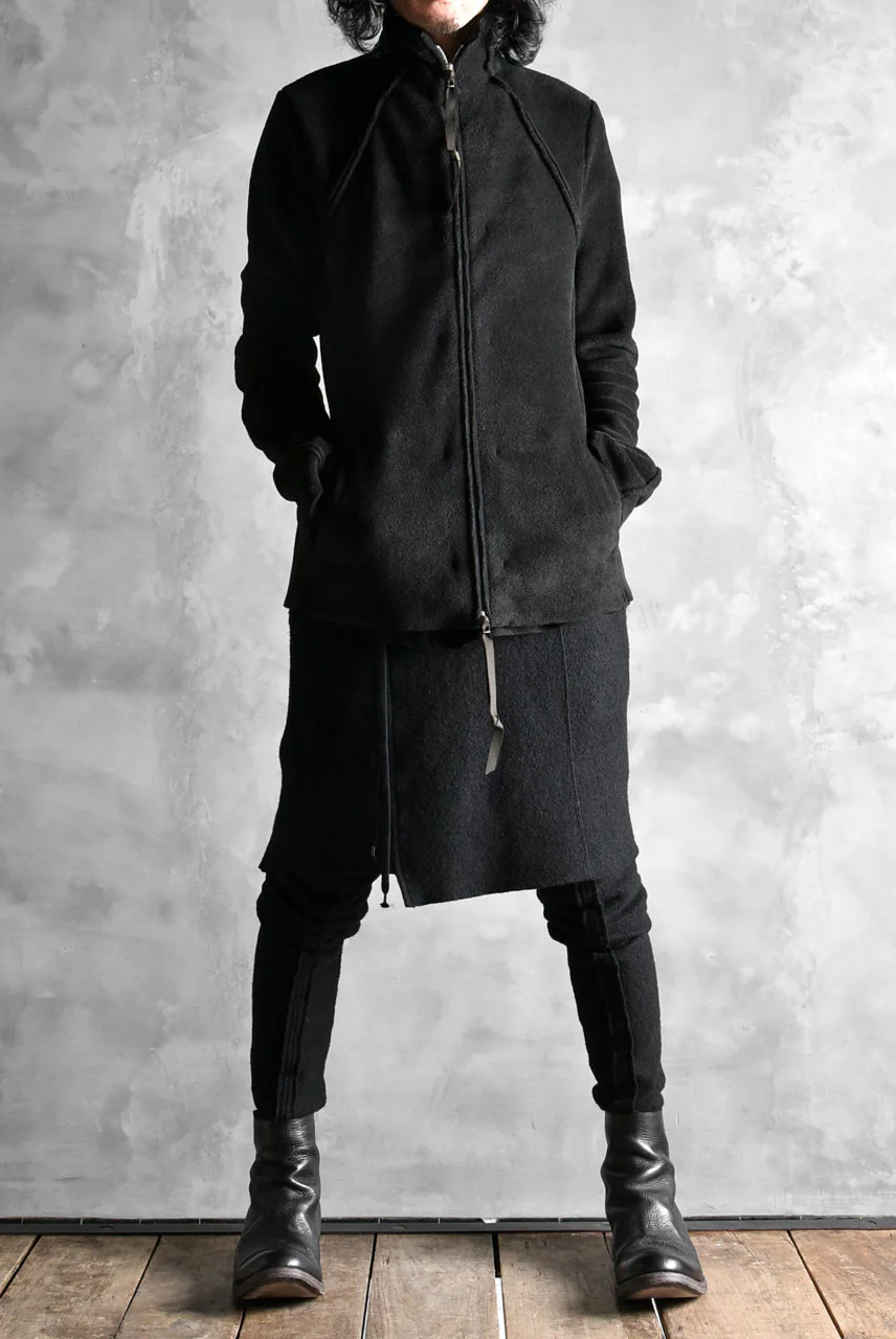 N/07 Rawcut Track Jacket / WARM Fleece Tech (BLACK) - Image 46