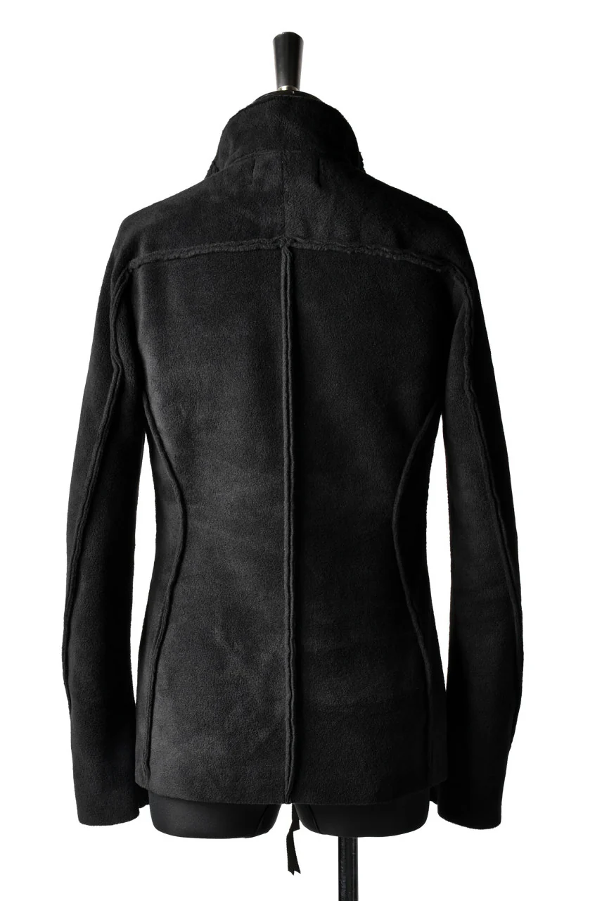 N/07 Rawcut Track Jacket / WARM Fleece Tech (BLACK) - Image 6