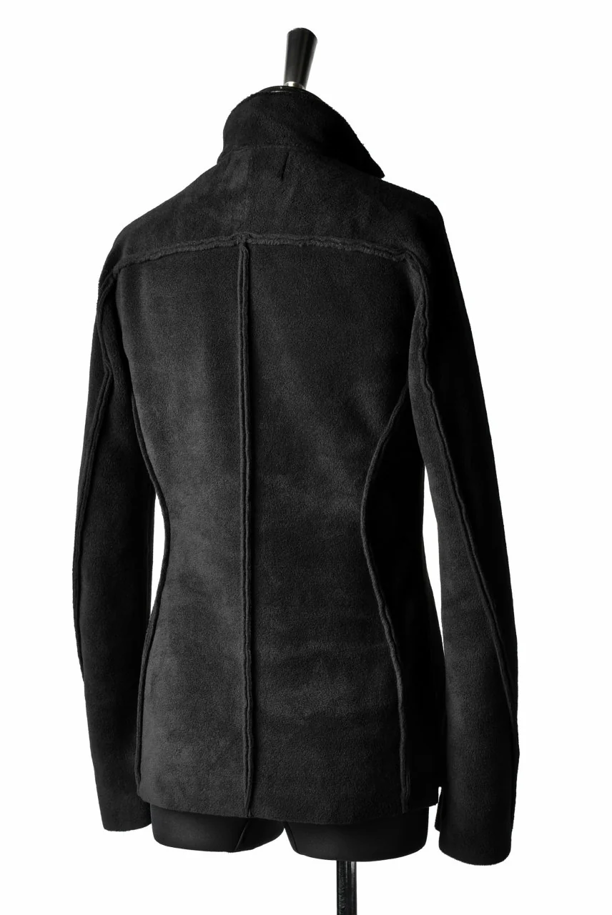 N/07 Rawcut Track Jacket / WARM Fleece Tech (BLACK) - Image 7