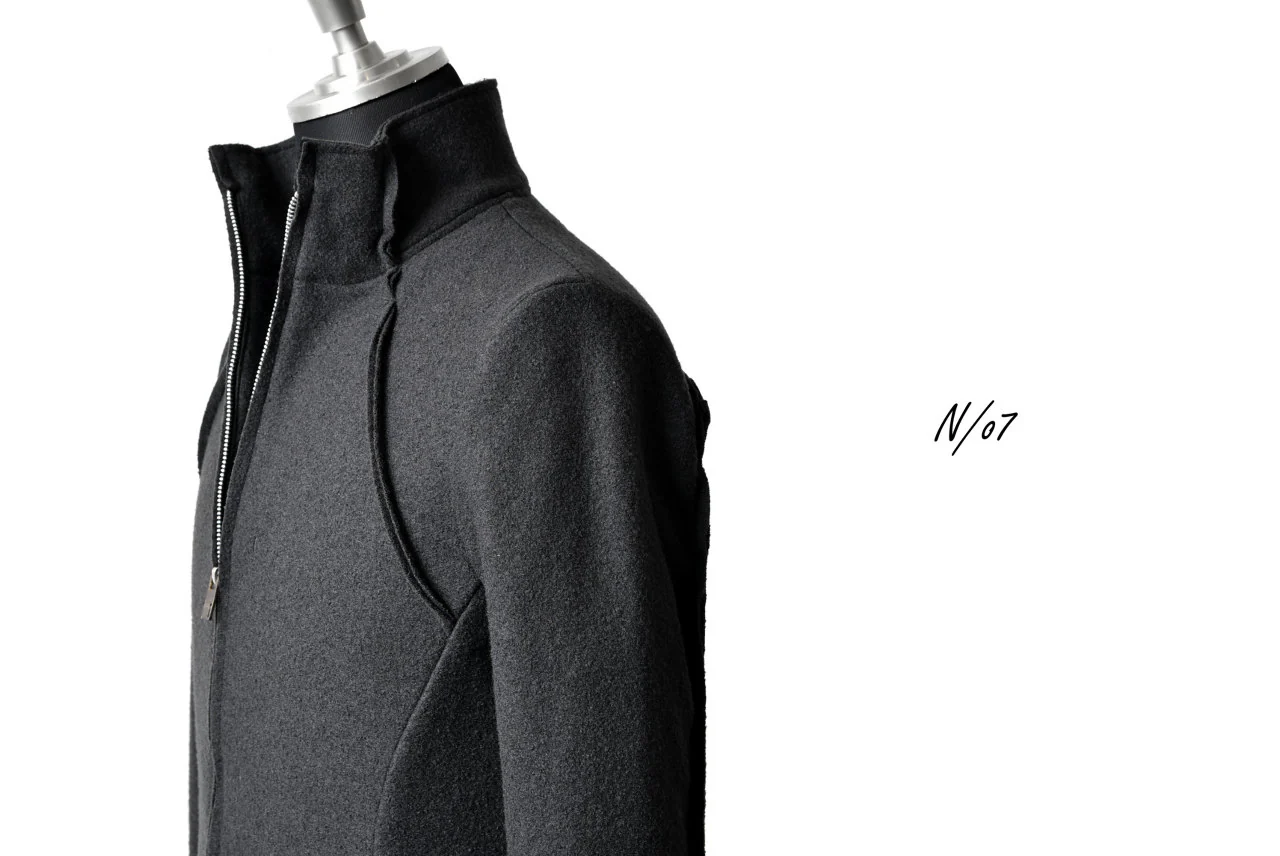 N/07 Rawcut Track Jacket / Woolring Fleece (DUST) - Image 24