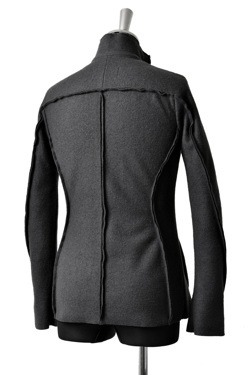 N/07 Rawcut Track Jacket / Woolring Fleece (DUST) - Image 3