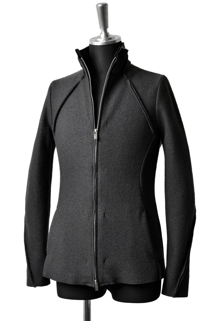 N/07 Rawcut Track Jacket / Woolring Fleece (DUST) - Image 4