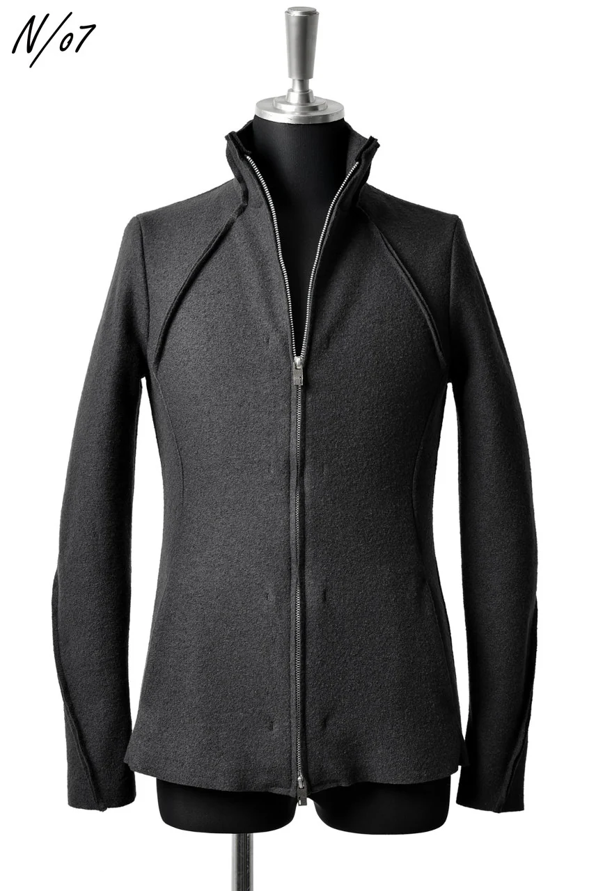 N/07 Rawcut Track Jacket / Woolring Fleece (DUST) - Image 5