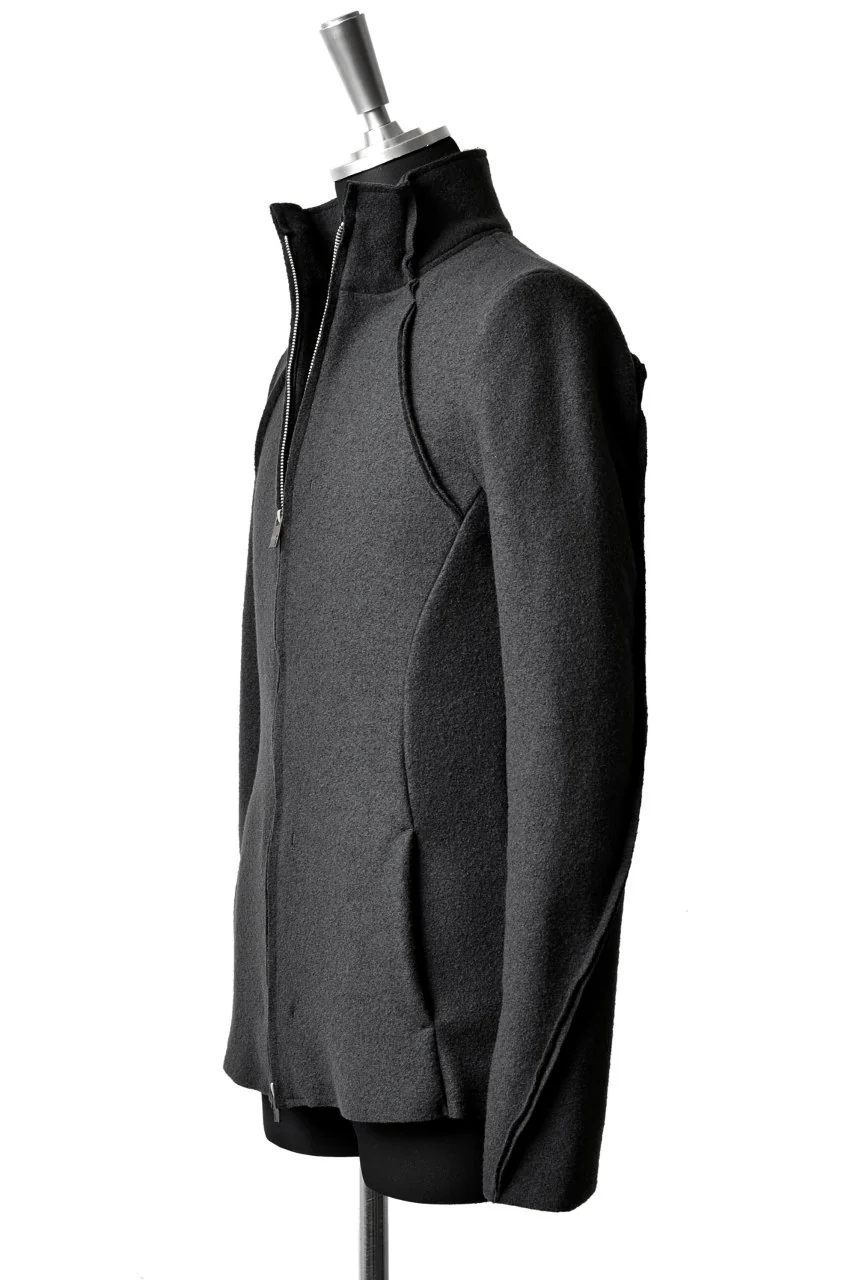 N/07 Rawcut Track Jacket / Woolring Fleece (DUST) - Image 6