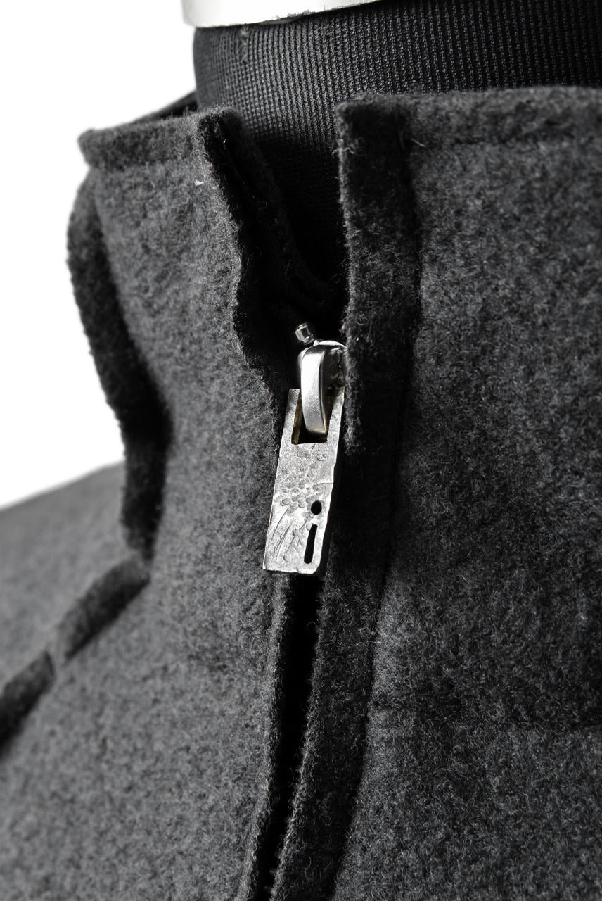 N/07 Rawcut Track Jacket / Woolring Fleece (DUST) - Image 7