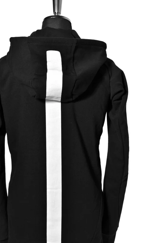 N/07 RUBBERIZED HOODIE JACKET / HYPER STRETCH SWEAT (BLACK) - Image 10