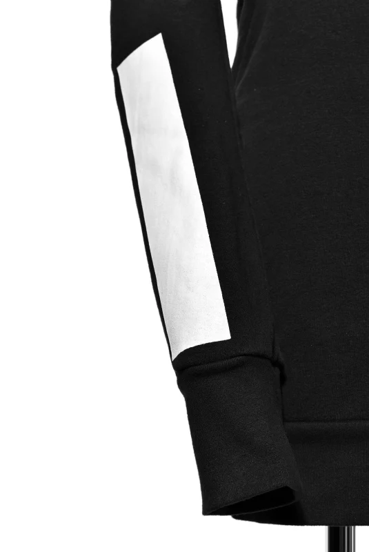 N/07 RUBBERIZED HOODIE JACKET / HYPER STRETCH SWEAT (BLACK) - Image 9