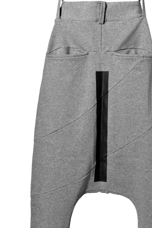 N/07 RUBBERIZED SARROUEL PANT / HYPER STRETCH SWEAT (GREY) - Image 10