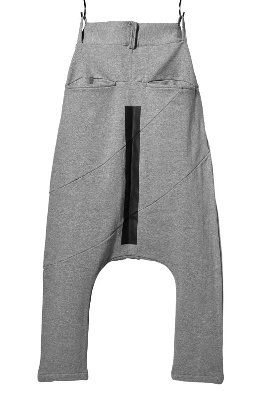 N/07 RUBBERIZED SARROUEL PANT / HYPER STRETCH SWEAT (GREY) - Image 4