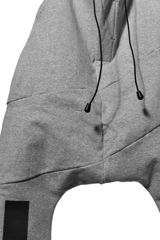 N/07 RUBBERIZED SARROUEL PANT / HYPER STRETCH SWEAT (GREY) - Image 8