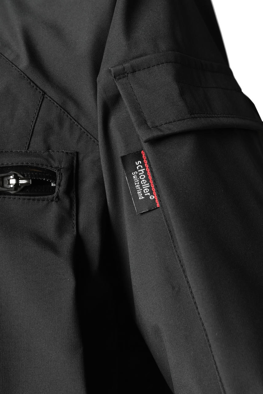 N/07 schoeller® Pro-Tech System Hooded Jacket / Black Grosgrain - Image 14