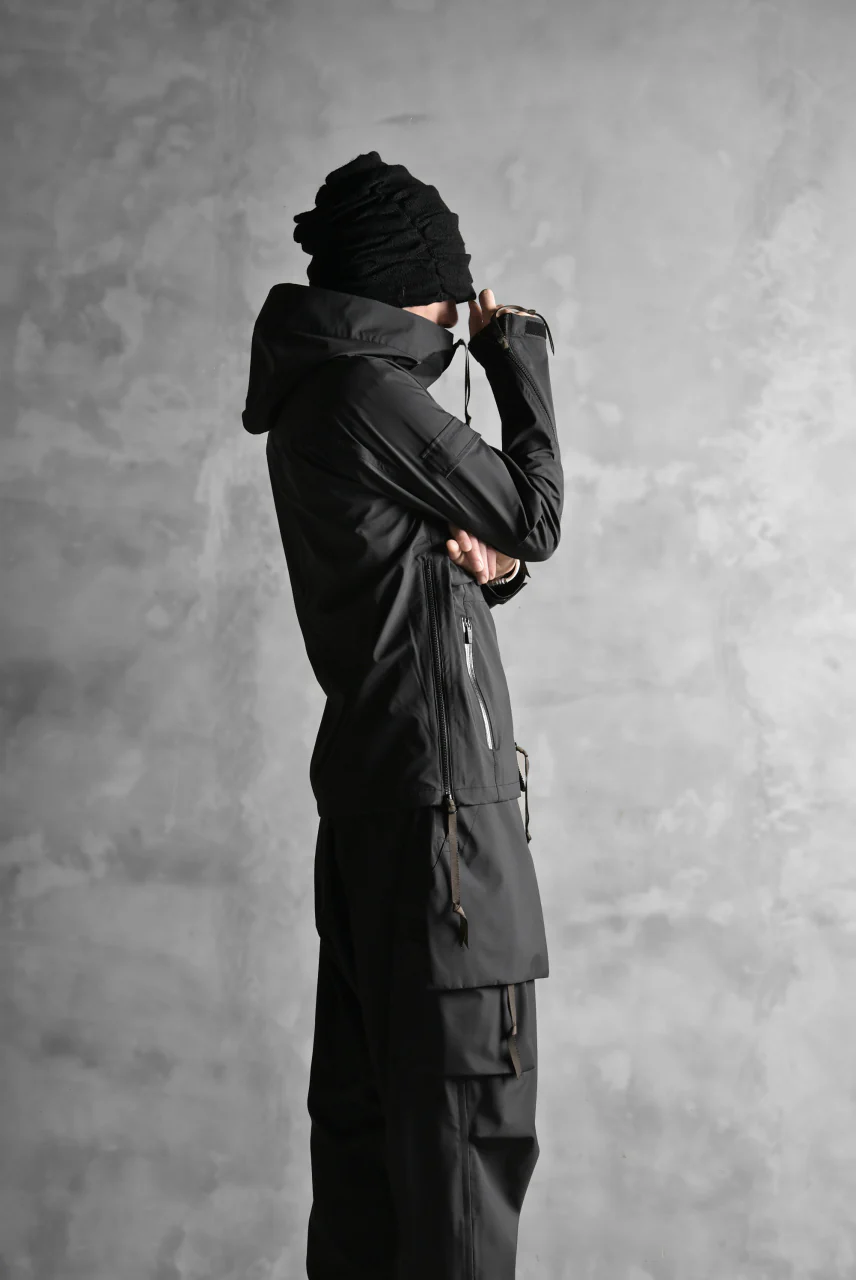 N/07 schoeller® Pro-Tech System Hooded Jacket / Black Grosgrain - Image 32