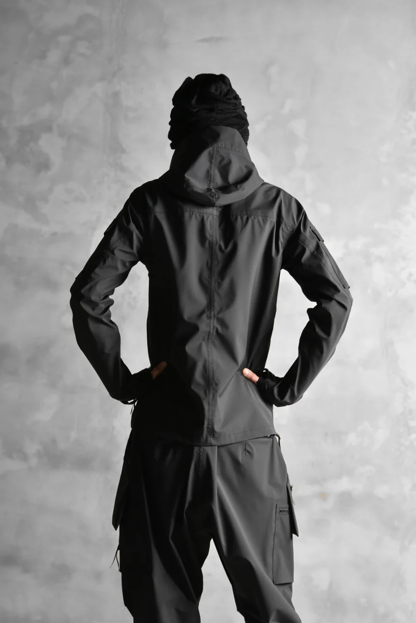 N/07 schoeller® Pro-Tech System Hooded Jacket / Black Grosgrain - Image 33