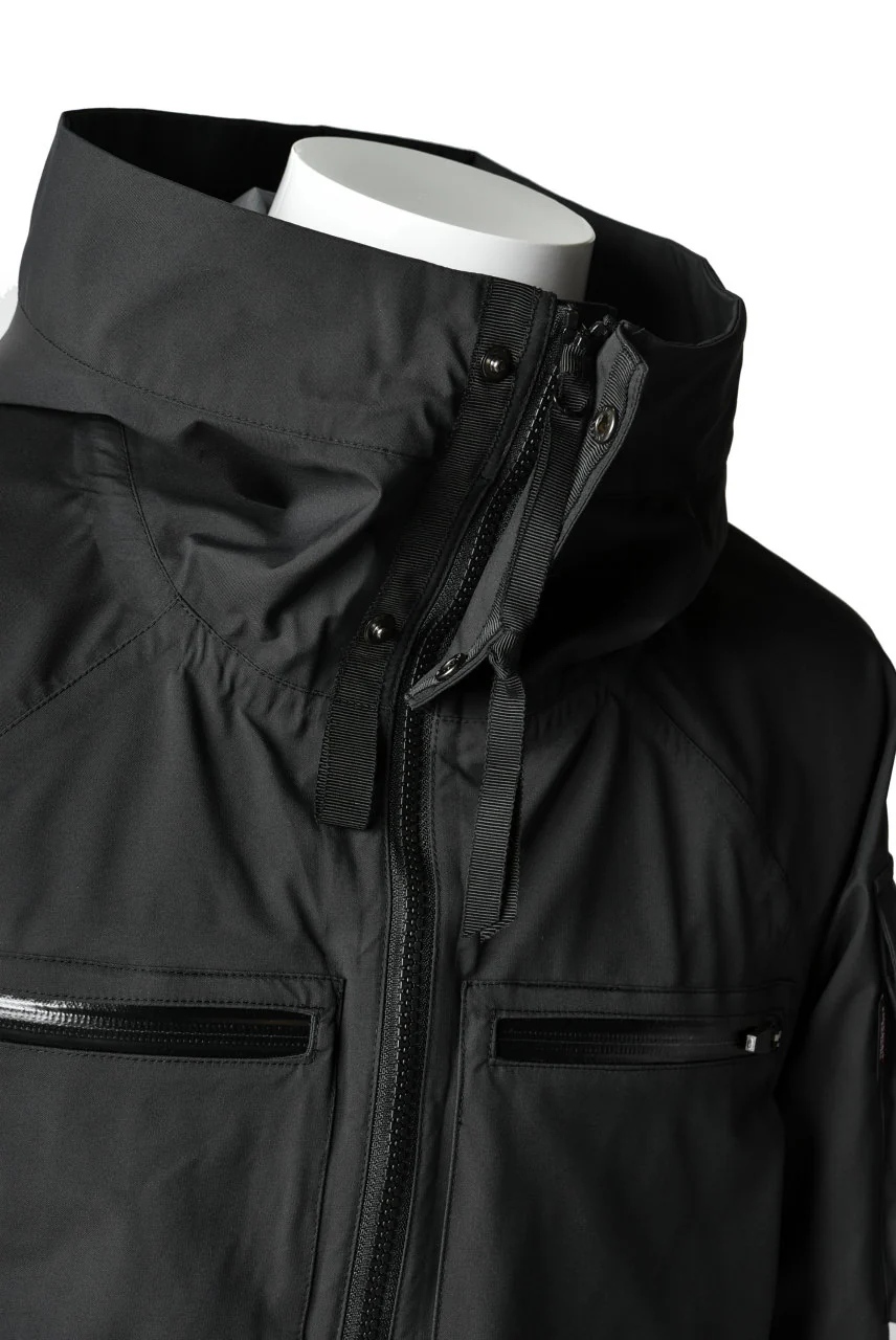 N/07 schoeller® Pro-Tech System Hooded Jacket / Black Grosgrain - Image 6