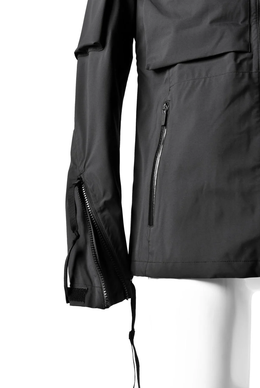 N/07 schoeller® Pro-Tech System Hooded Jacket / Black Grosgrain - Image 8