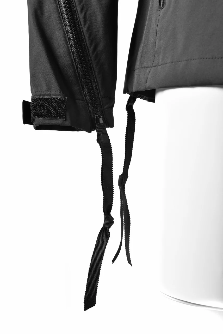 N/07 schoeller® Pro-Tech System Hooded Jacket / Black Grosgrain - Image 9