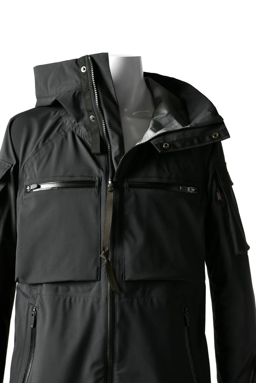 N/07 schoeller® Pro-Tech System Hooded Jacket / Khaki Grosgrain - Image 15