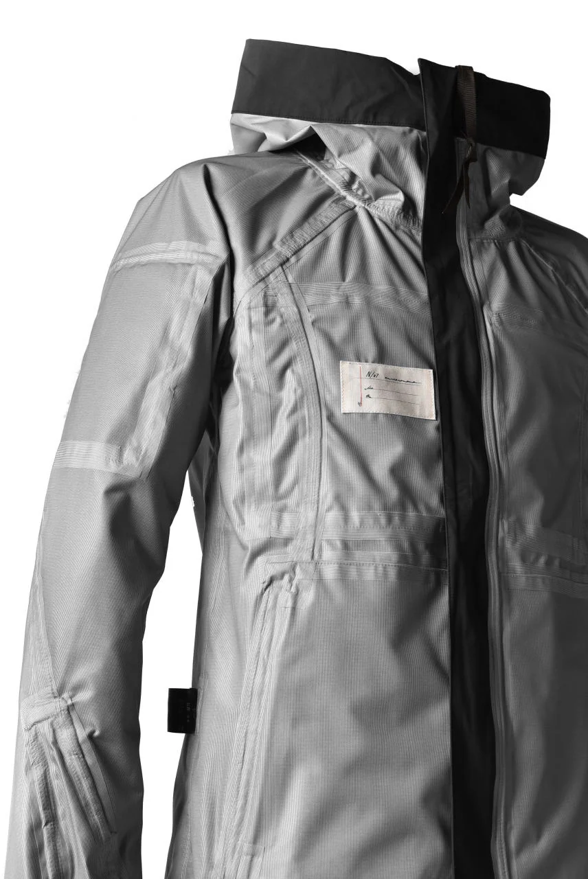 N/07 schoeller® Pro-Tech System Hooded Jacket / Khaki Grosgrain - Image 32