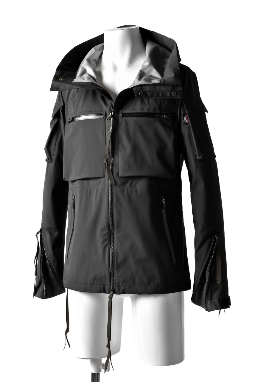 N/07 schoeller® Pro-Tech System Hooded Jacket / Khaki Grosgrain - Image 5