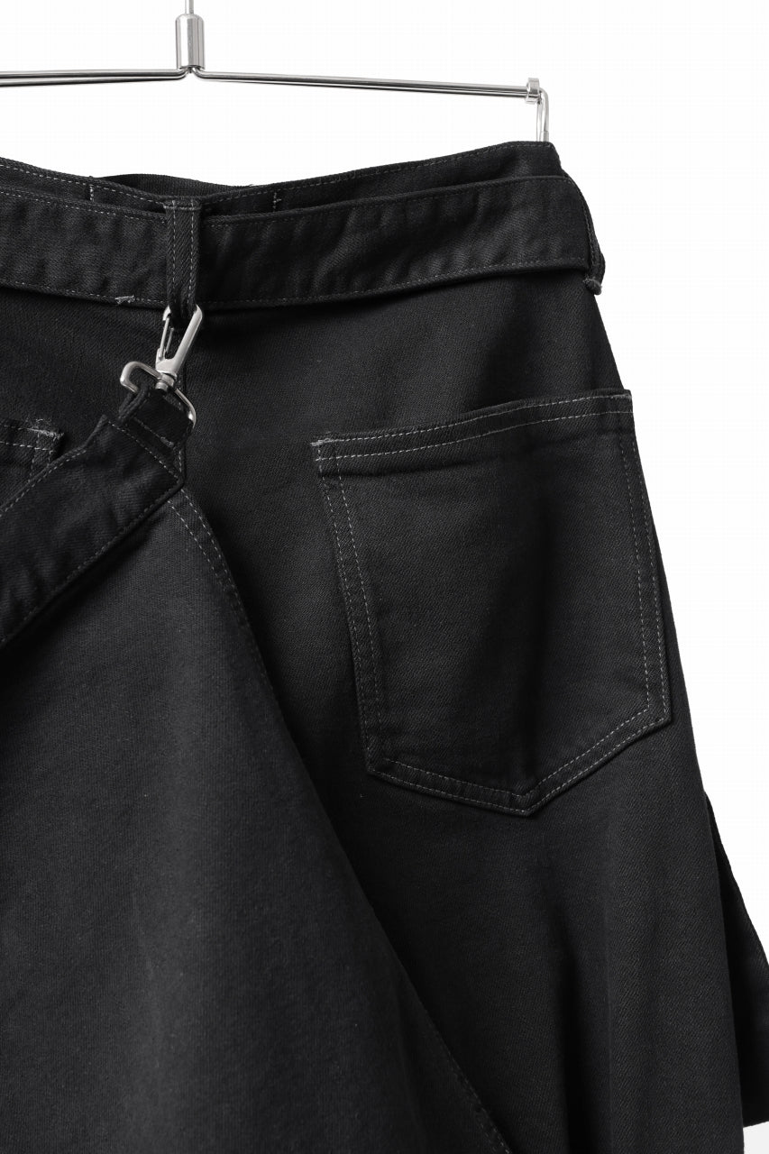 N/07 SEDITIOUS BONDAGE TROUSERS / BLEACHED BLACK DENIM (BLACK OVER DYED) - Image 29