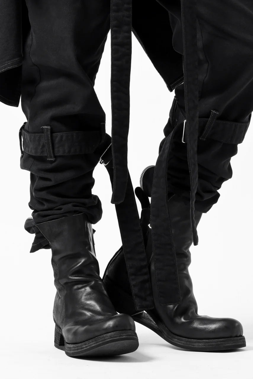 N/07 SEDITIOUS BONDAGE TROUSERS / BLEACHED BLACK DENIM (BLACK OVER DYED) - Image 60