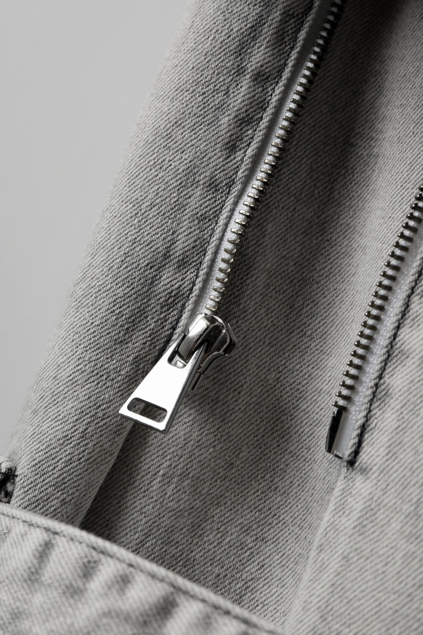 N/07 SEDITIOUS BONDAGE TROUSERS / BLEACHED BLACK DENIM (WHITE ASH) - Image 34