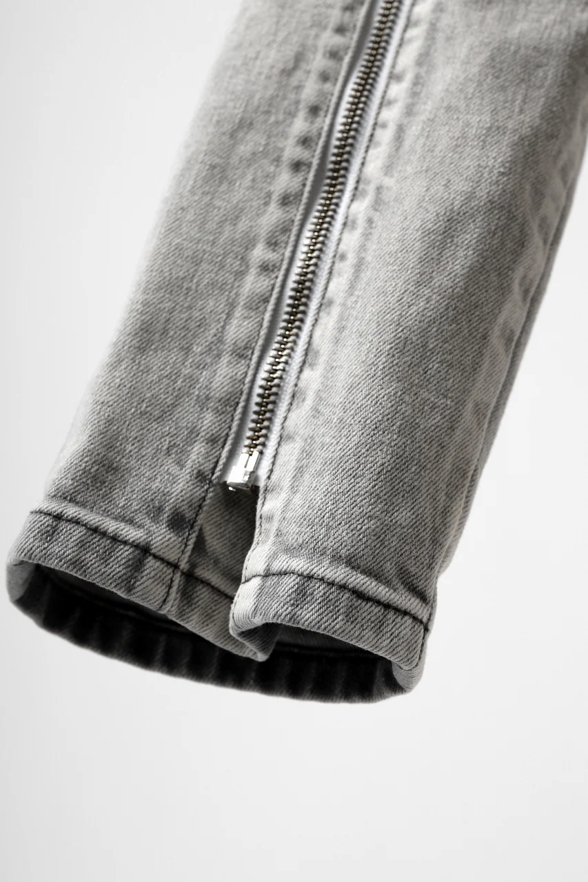 N/07 SEDITIOUS BONDAGE TROUSERS / BLEACHED BLACK DENIM (WHITE ASH) - Image 37