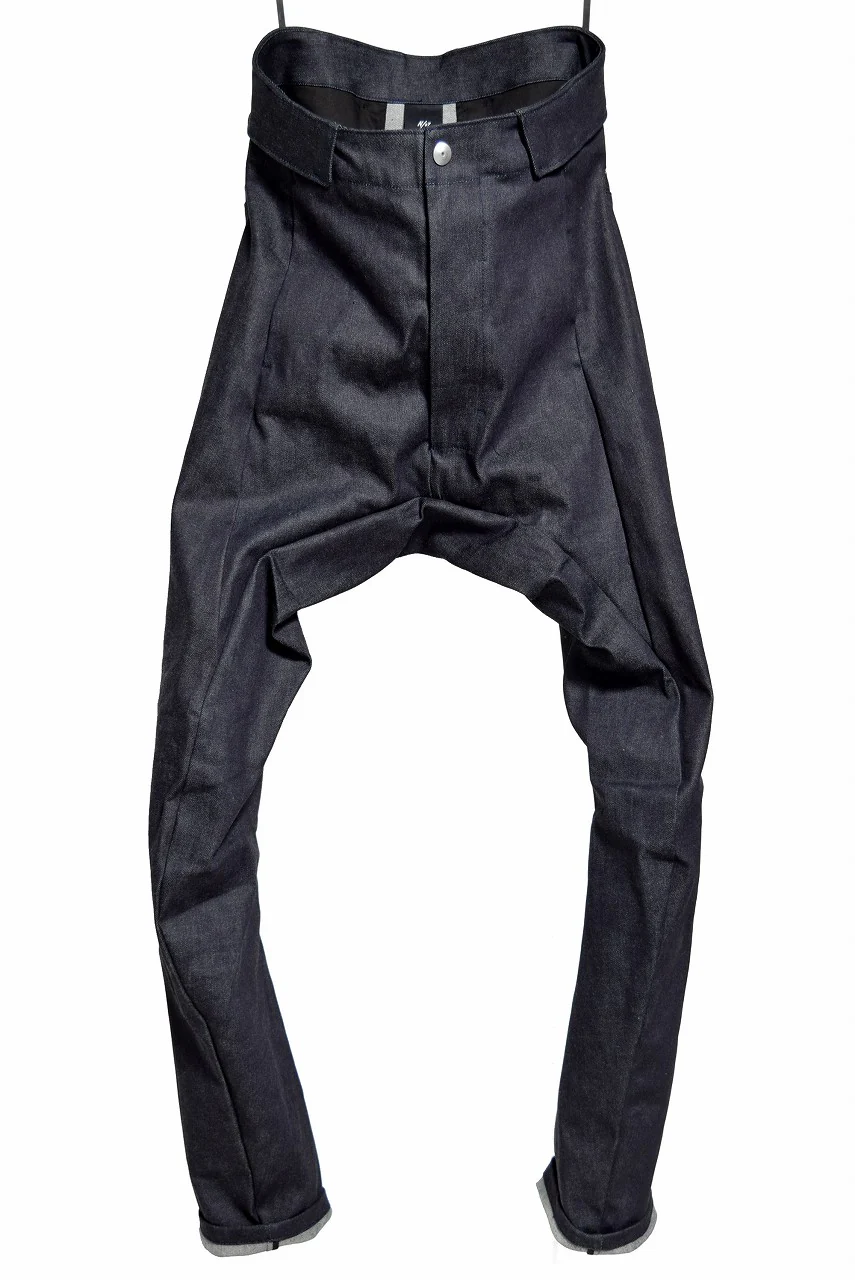 N/07 Spandex-denim stretch dropslim sarrouel pant (INDIGO) - Image 2