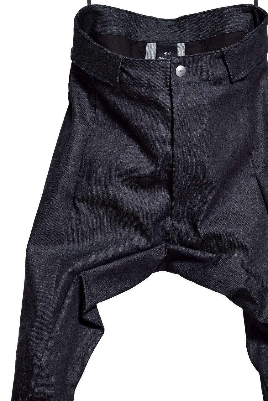 N/07 Spandex-denim stretch dropslim sarrouel pant (INDIGO) - Image 8