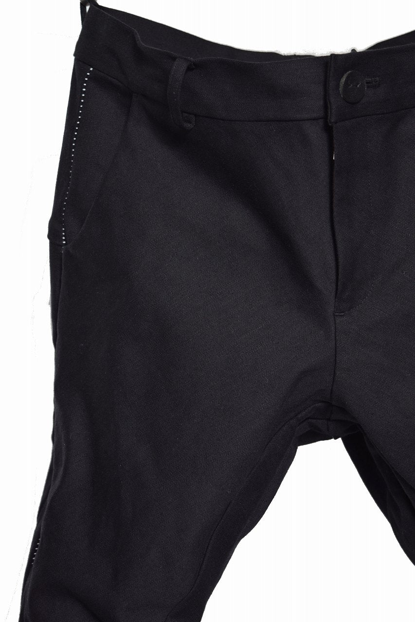 N/07 SPYRALPANT SLIM 13oz SPANDENIME * OVERLOCKED (BLACK) - Image 8