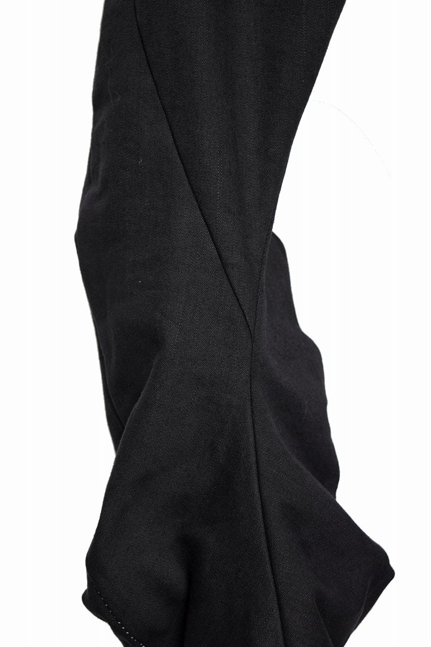 N/07 SPYRALPANT SLIM 13oz SPANDENIME * OVERLOCKED (BLACK) - Image 9