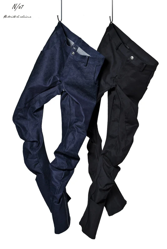 N/07 SPYRALPANT SLIM 13oz / SPANDEX-DENIM * OVERLOCKED (INDIGO) - Image 10