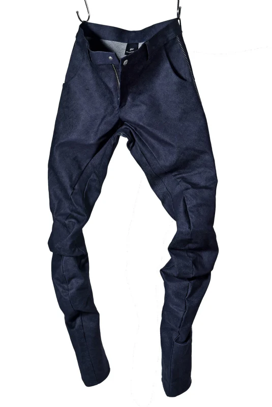 N/07 SPYRALPANT SLIM 13oz / SPANDEX-DENIM * OVERLOCKED (INDIGO) - Image 4