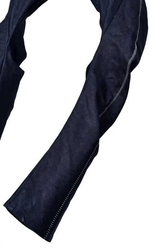 N/07 SPYRALPANT SLIM 13oz / SPANDEX-DENIM * OVERLOCKED (INDIGO) - Image 9