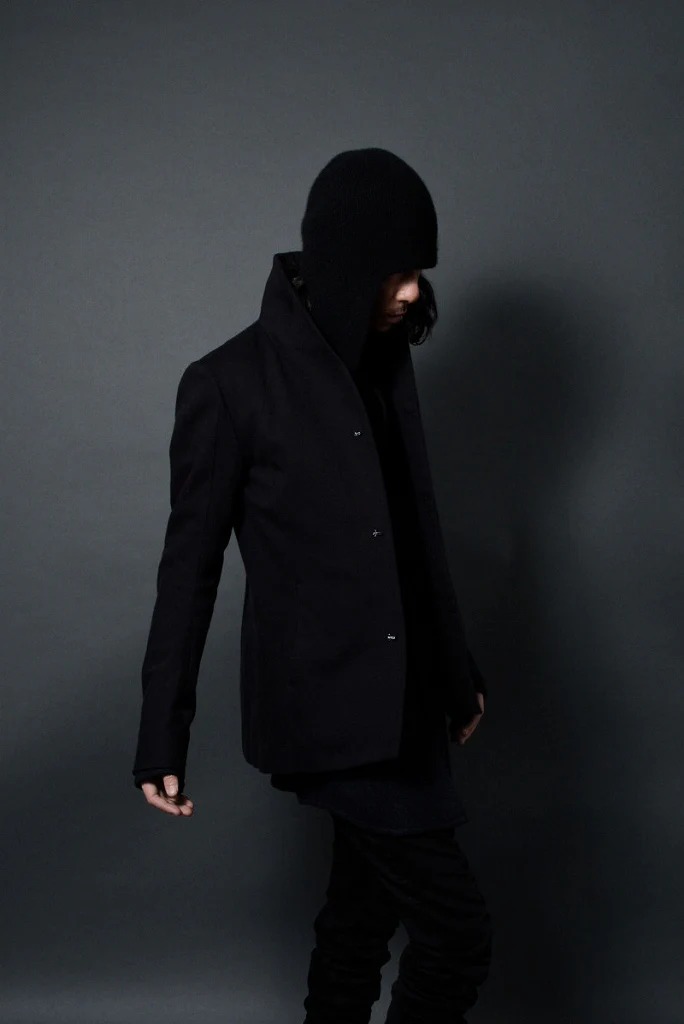 N/07 "tres dimensiva" [cotton/twill | collar aristocracy jacket] (BLACK) - Image 9