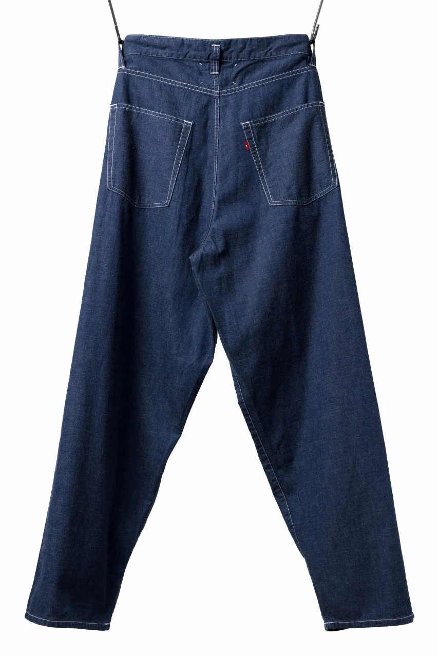 N/07 WIDE-TAPARED JEANS / 7.3oz CHAMBRAY DENIM (INDIGO ONE WASHED) - Image 11