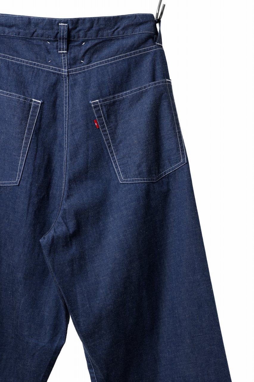 N/07 WIDE-TAPARED JEANS / 7.3oz CHAMBRAY DENIM (INDIGO ONE WASHED) - Image 22