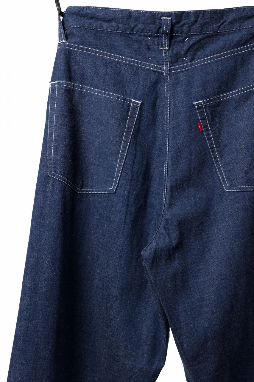N/07 WIDE-TAPARED JEANS / 7.3oz CHAMBRAY DENIM (INDIGO ONE WASHED) - Image 23