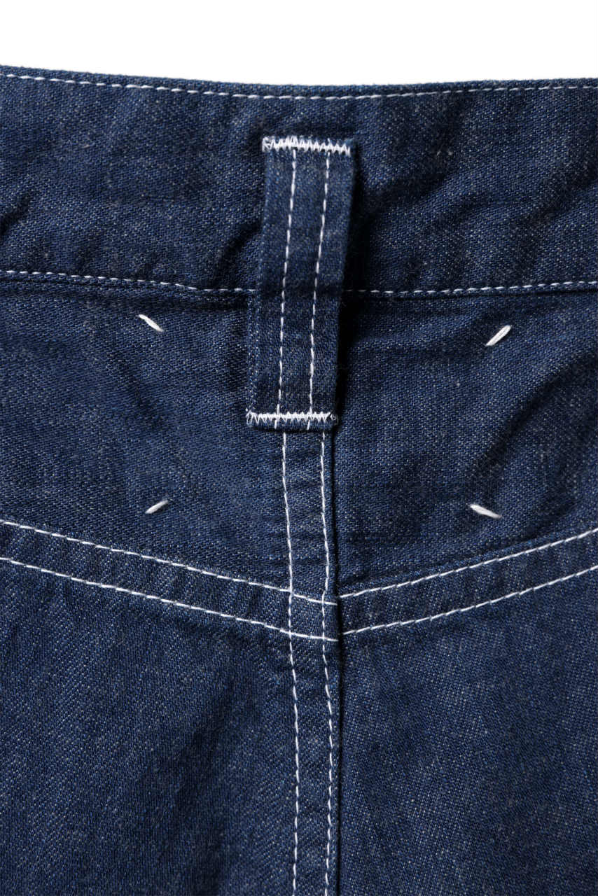 N/07 WIDE-TAPARED JEANS / 7.3oz CHAMBRAY DENIM (INDIGO ONE WASHED) - Image 24