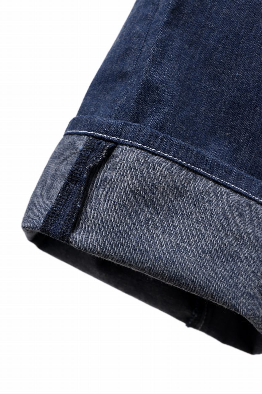 N/07 WIDE-TAPARED JEANS / 7.3oz CHAMBRAY DENIM (INDIGO ONE WASHED) - Image 26