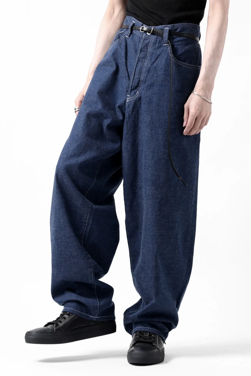 N/07 WIDE-TAPARED JEANS / 7.3oz CHAMBRAY DENIM (INDIGO ONE WASHED) - Image 31