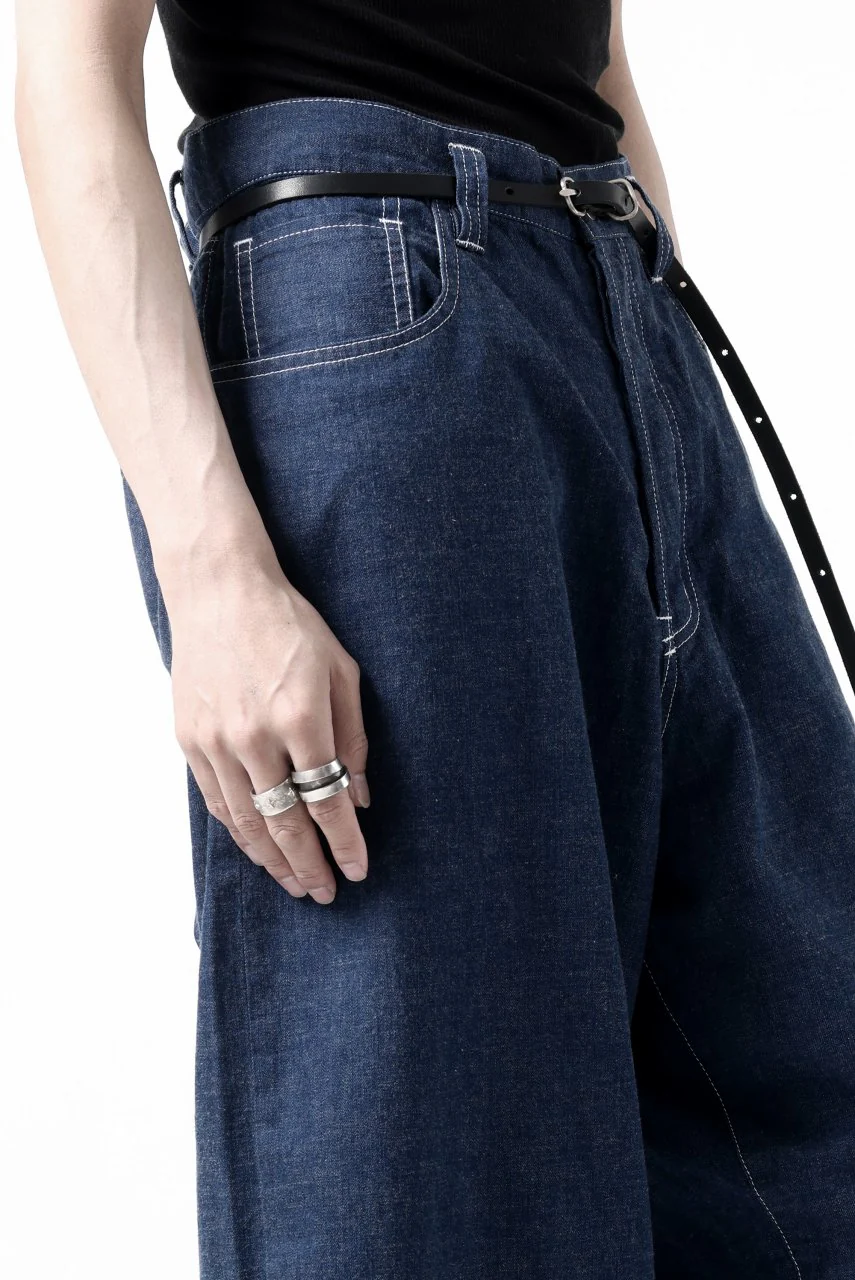 N/07 WIDE-TAPARED JEANS / 7.3oz CHAMBRAY DENIM (INDIGO ONE WASHED) - Image 43